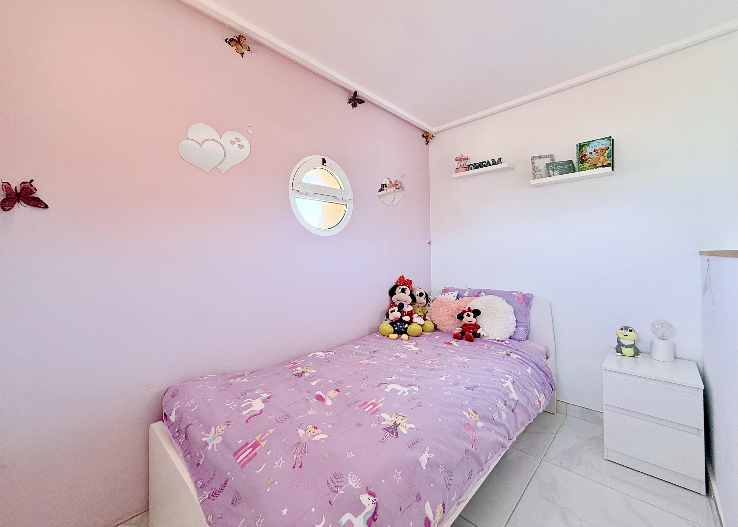 Converted tower room used as a third bedroom in Isla Grosa Villa on Mar Menor Golf Resort by Levante Properties