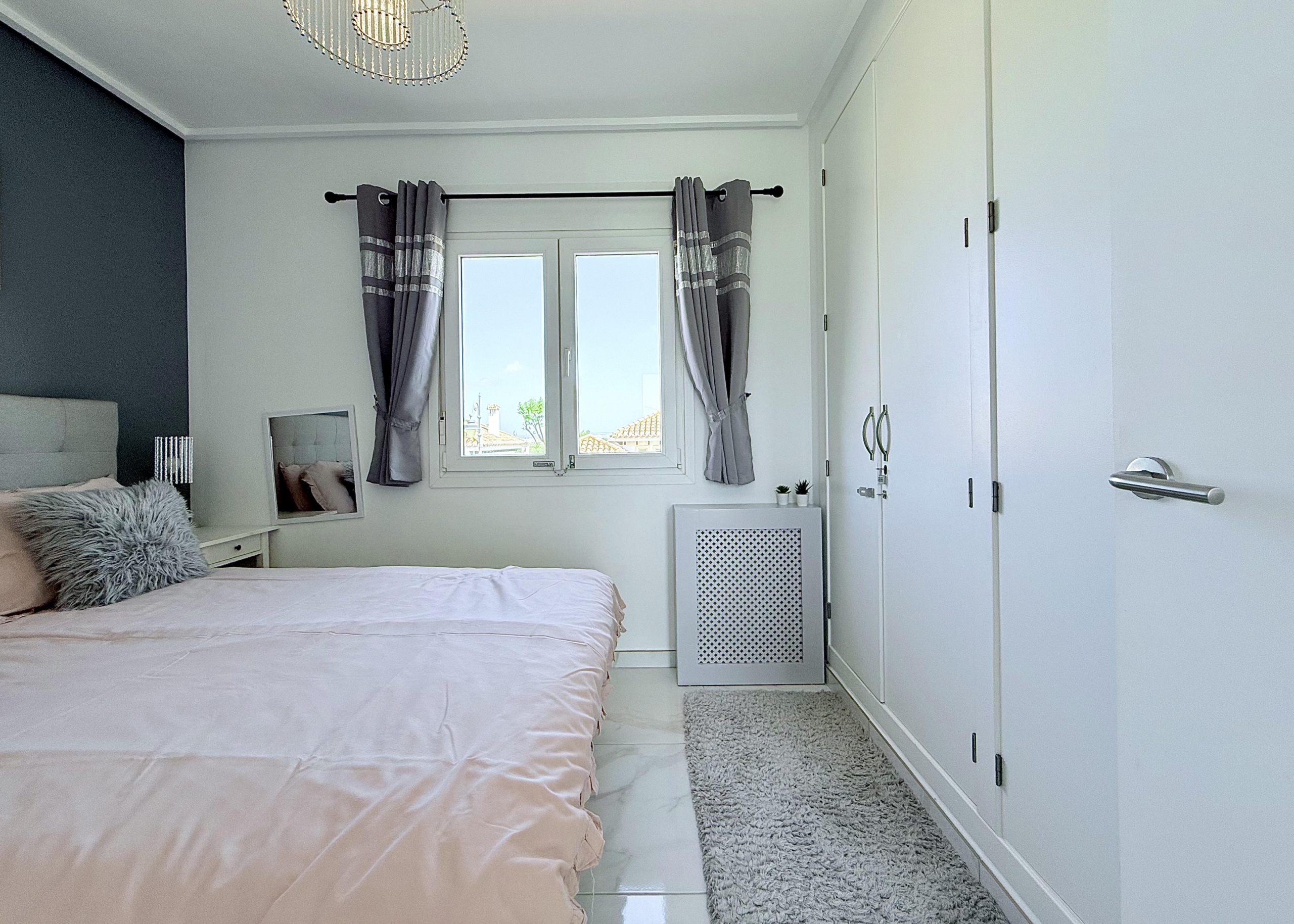 Master bedroom with fitted wardrobes in Isla Grosa Villa on Mar Menor Golf Resort by Levante Properties