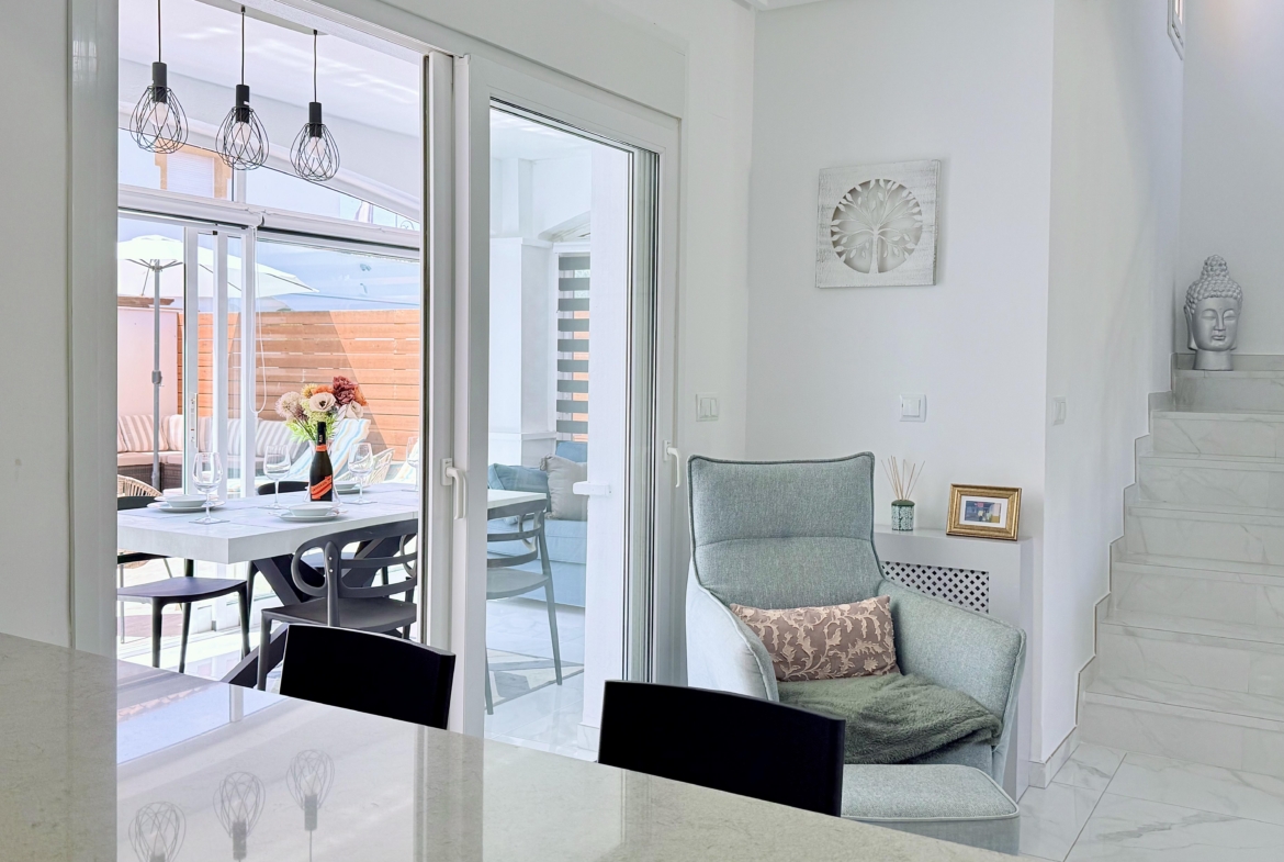 Enclosed terrace providing additional living space at Isla Grosa Villa on Mar Menor Golf Resort by Levante Properties
