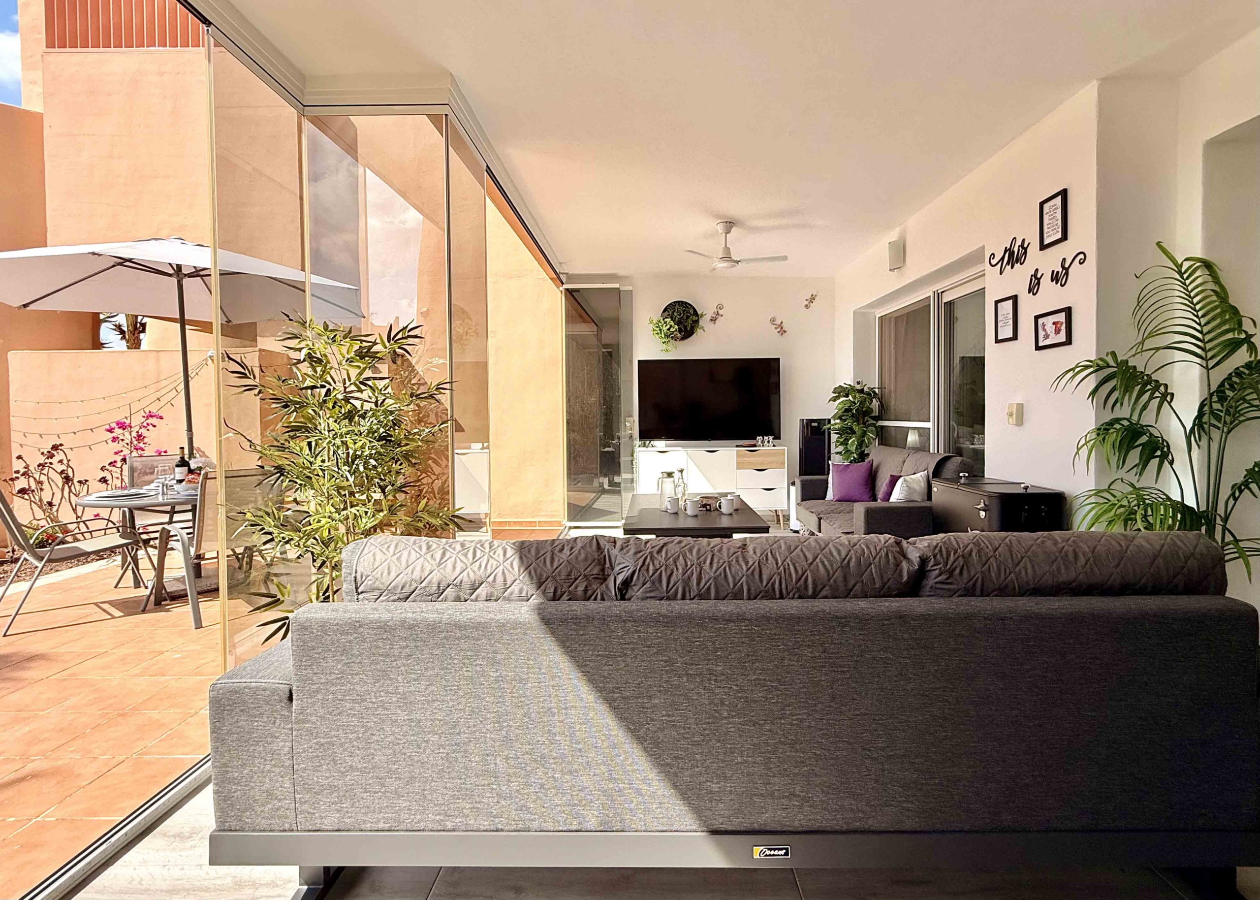 Exclusive Luxury Ground Floor Apartment with Exceptional Outdoor Living for Sale on Mar Menor Golf Resort. Lake and golf views. Key Ready.
