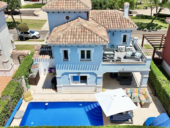 Exclusive South Facing Baron Villa, 3-Bed and fully modernised also Key Ready in Mar Menor Golf Resort. With Levante Properties.