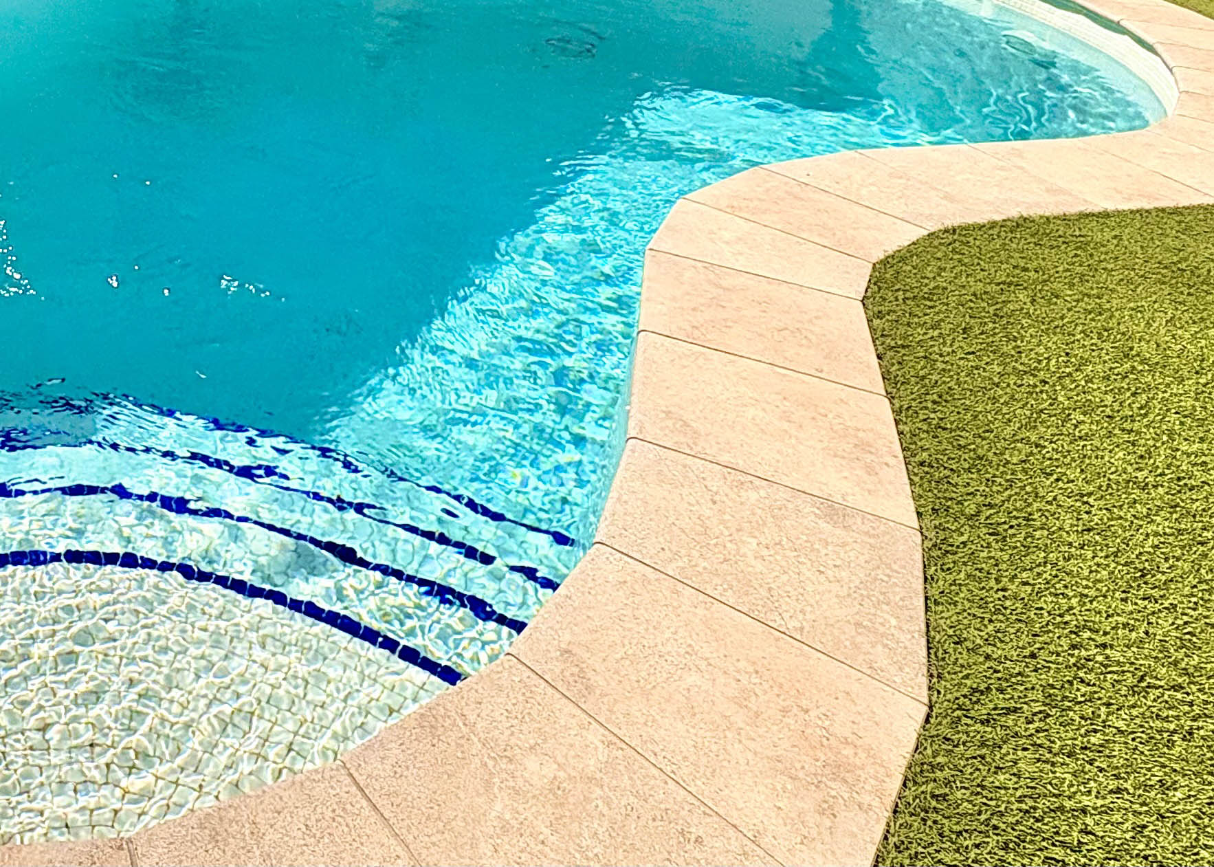 Private swimming pool at Baron villa on Mar Menor Golf Resort