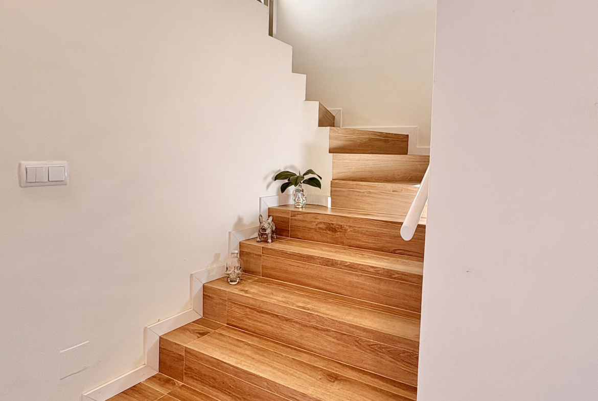 Staircase in Baron villa on Mar Menor Golf Resort