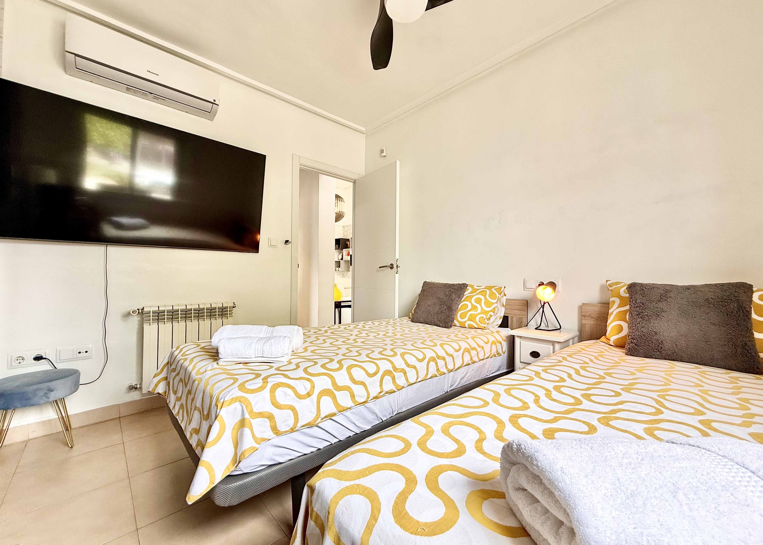 Bedroom in Rondella villa for sale on Mar Menor Golf Resort