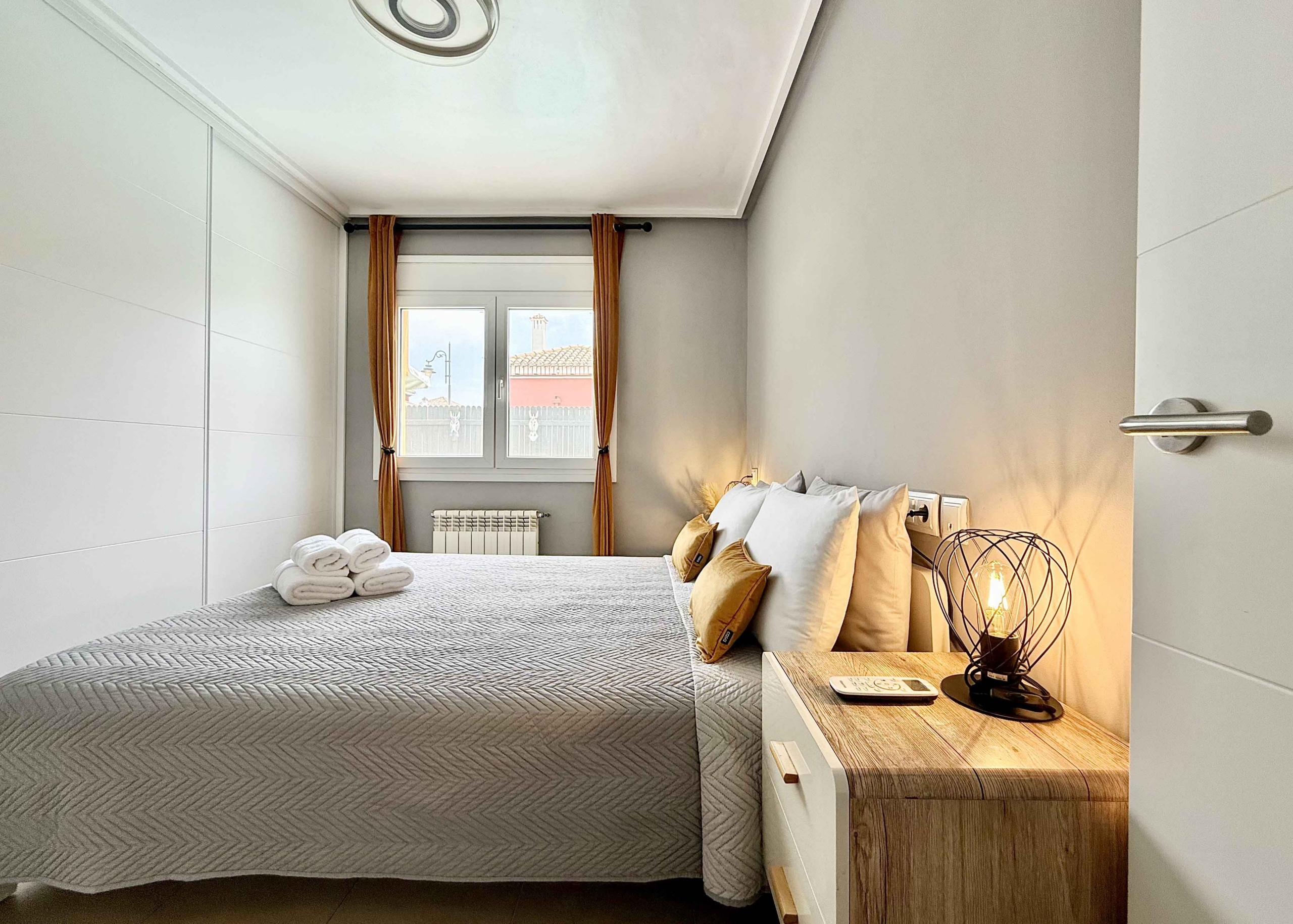 Bedroom in Rondella villa for sale on Mar Menor Golf Resort