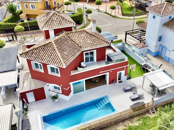 Luxury Perdiguera Villa, Frontline Golf for Sale on Mar Menor Golf Resort. An Exceptional Renovated Home | Exclusive with Levante Properties