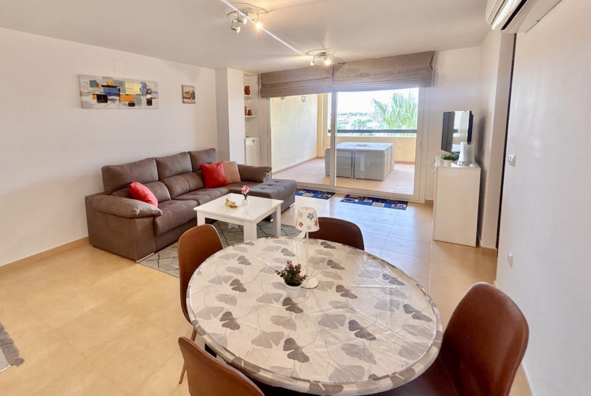 Golf View Boulevard Apartment 2-Bed on the Second Floor for Sale, Mar Menor Golf Resort. Golf Views & Key Ready. By Levante Properties.
