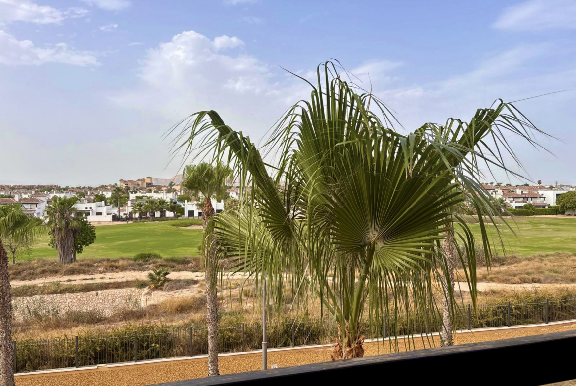 Golf course views from a Boulevard apartment on Mar Menor Golf Resort