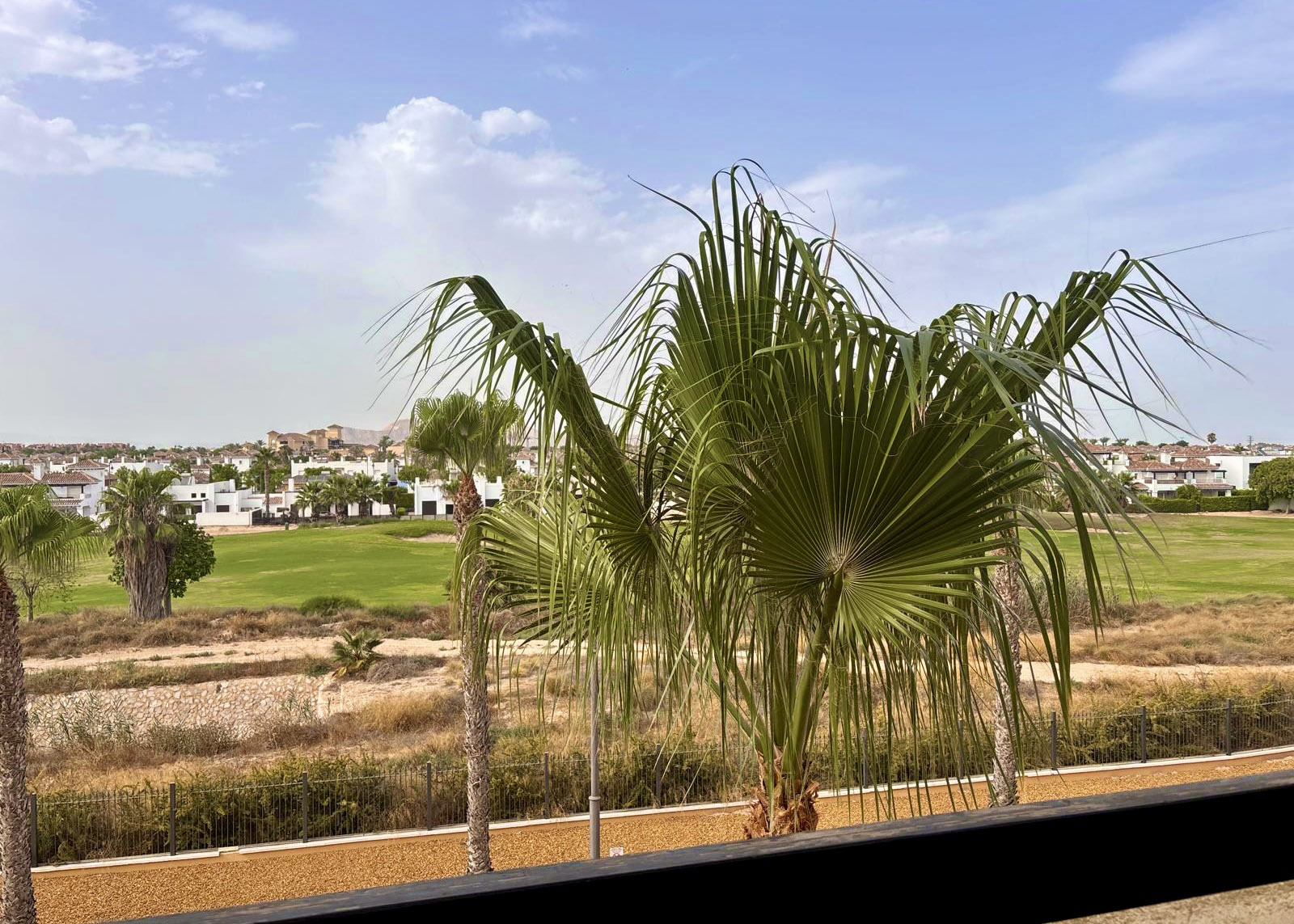 Golf course views from a Boulevard apartment on Mar Menor Golf Resort