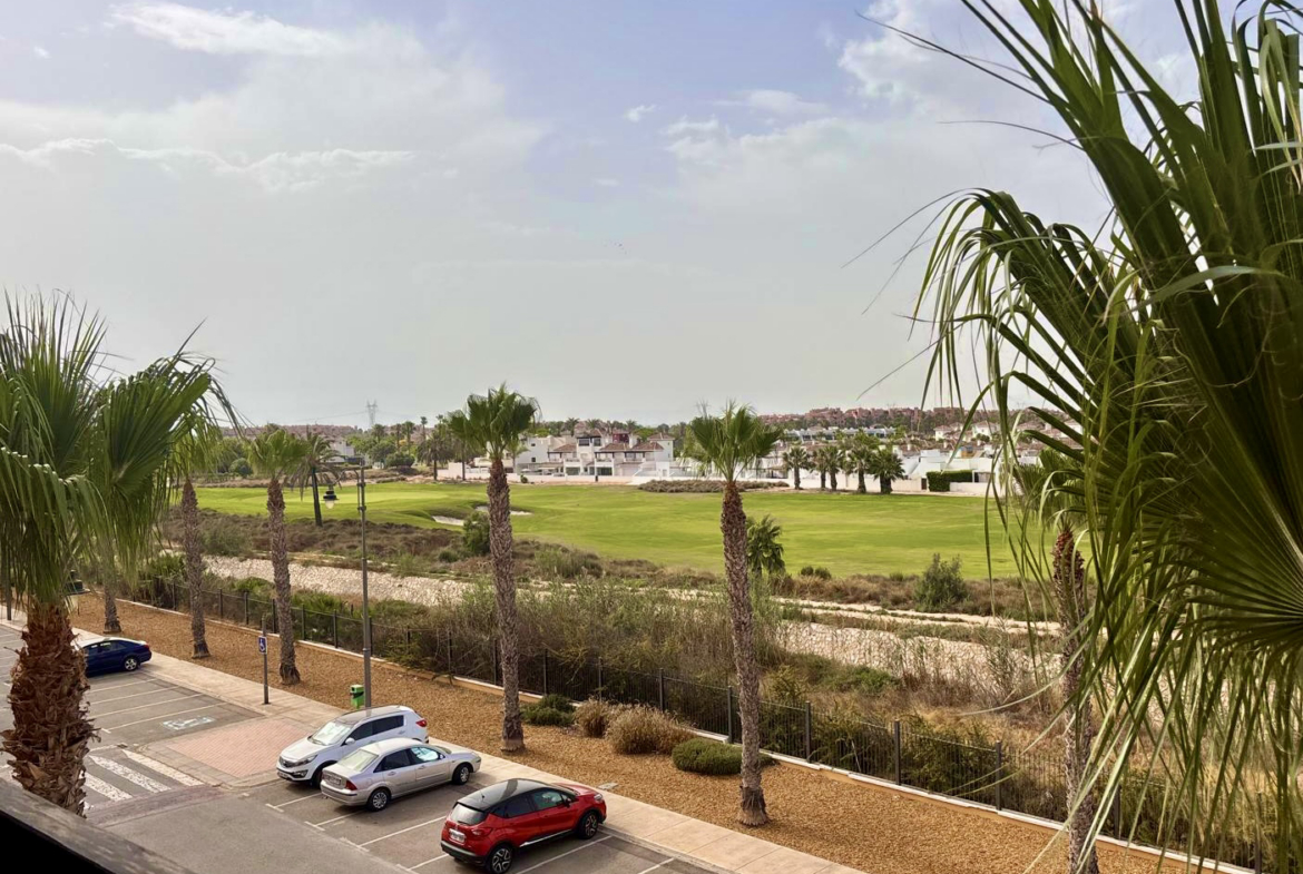 Golf course views from a Boulevard apartment on Mar Menor Golf Resort