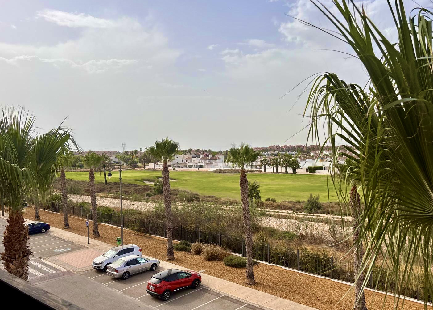 Golf course views from a Boulevard apartment on Mar Menor Golf Resort