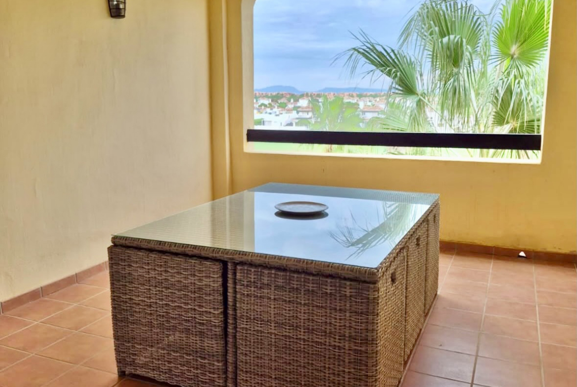 Golf course views from a Boulevard apartment on Mar Menor Golf Resort