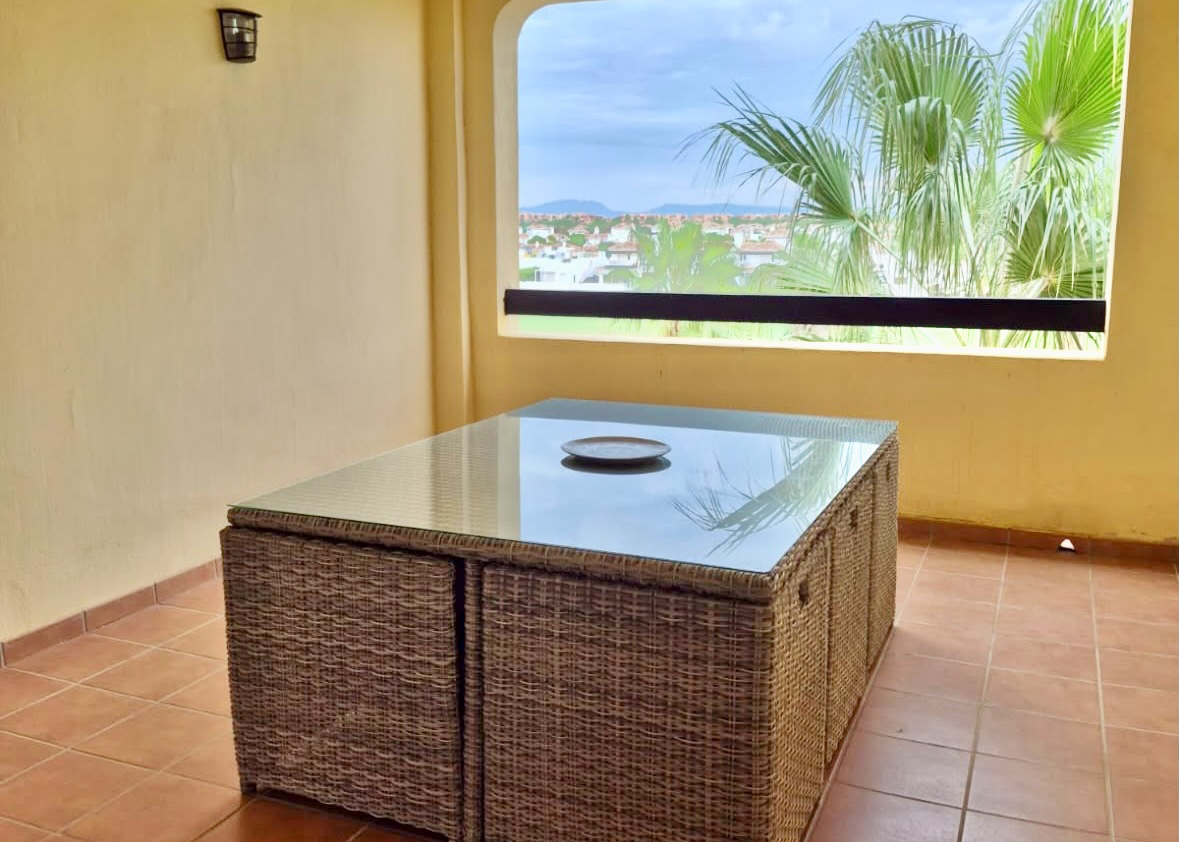 Golf course views from a Boulevard apartment on Mar Menor Golf Resort